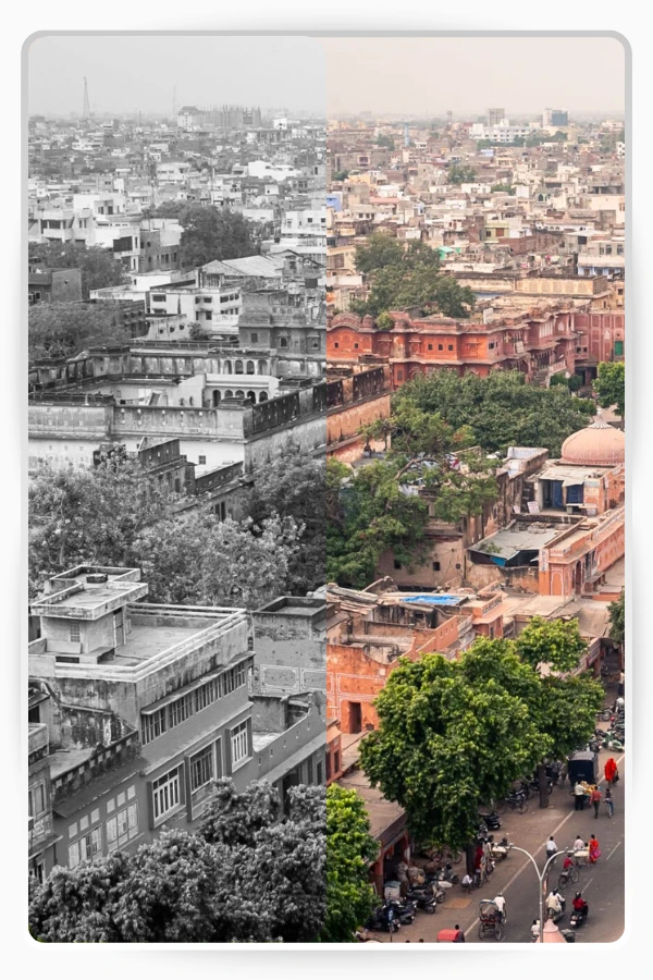 TRADITIONAL VS MODERN LIFESTYLE IN JAIPUR